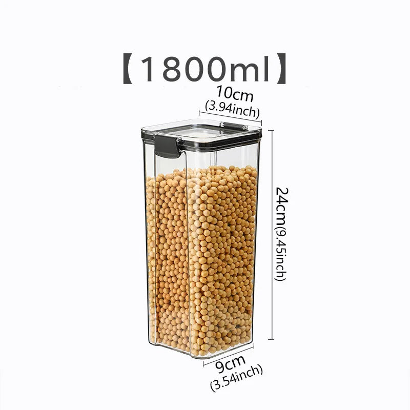 Airtight kitchen jars